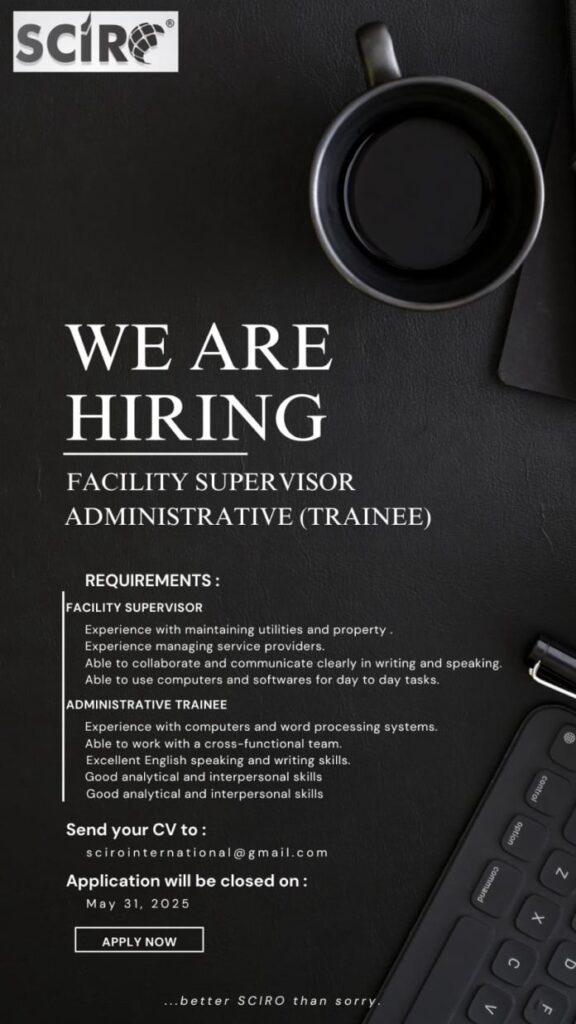 We Are Hiring